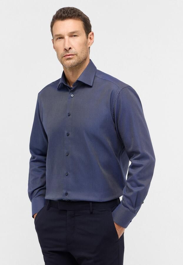 Eterna Overhemd met lange mouwen Comfort fit NON IRON (strijkvrij) - Foto 6