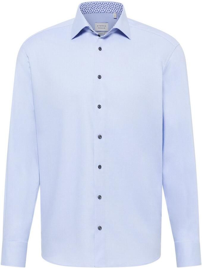Eterna Overhemd met lange mouwen Comfort fit NON IRON (strijkvrij)