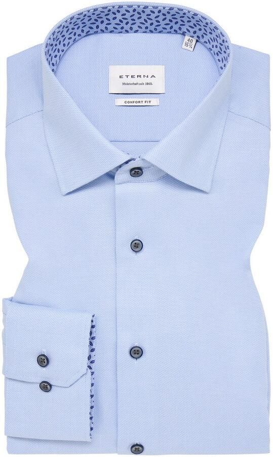 Eterna Overhemd met lange mouwen Comfort fit NON IRON (strijkvrij) - Foto 5