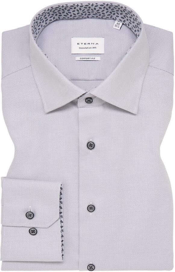 Eterna Overhemd met lange mouwen Comfort fit NON IRON (strijkvrij) - Foto 5