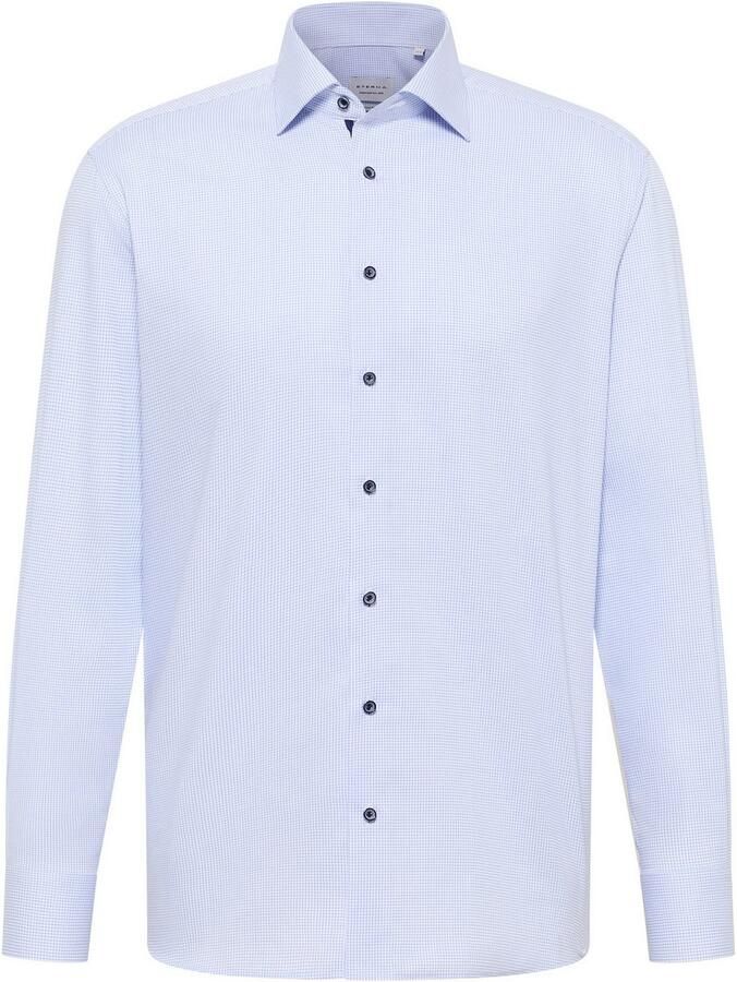 Eterna Overhemd met lange mouwen Comfort fit NON IRON (strijkvrij)
