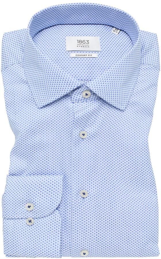 Eterna Overhemd met lange mouwen Comfort fit NON IRON (strijkvrij) - Foto 5