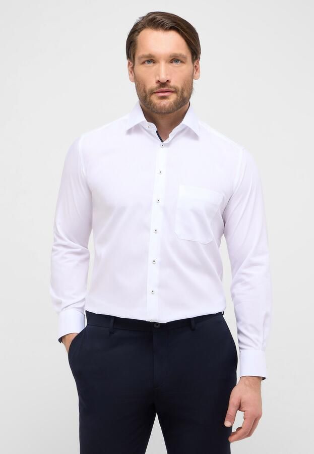 Eterna Overhemd met lange mouwen Comfort fit NON IRON (strijkvrij) - Foto 6
