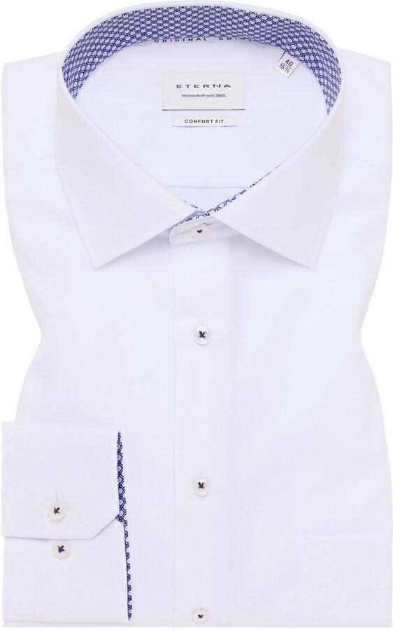 Eterna Overhemd met lange mouwen Comfort fit NON IRON (strijkvrij) - Foto 5