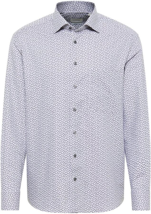 Eterna Overhemd met lange mouwen Comfort fit NON IRON (strijkvrij)
