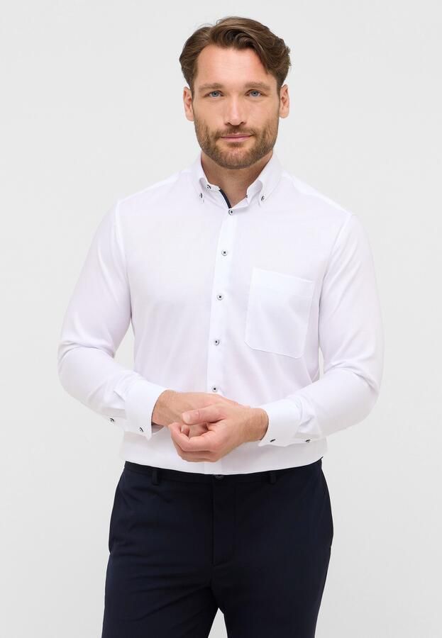 Eterna Overhemd met lange mouwen Comfort fit NON IRON (strijkvrij) - Foto 6