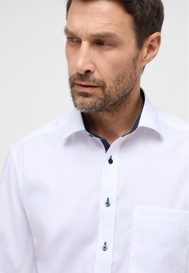 Eterna Overhemd met lange mouwen Comfort fit NON IRON (strijkvrij) - Foto 4