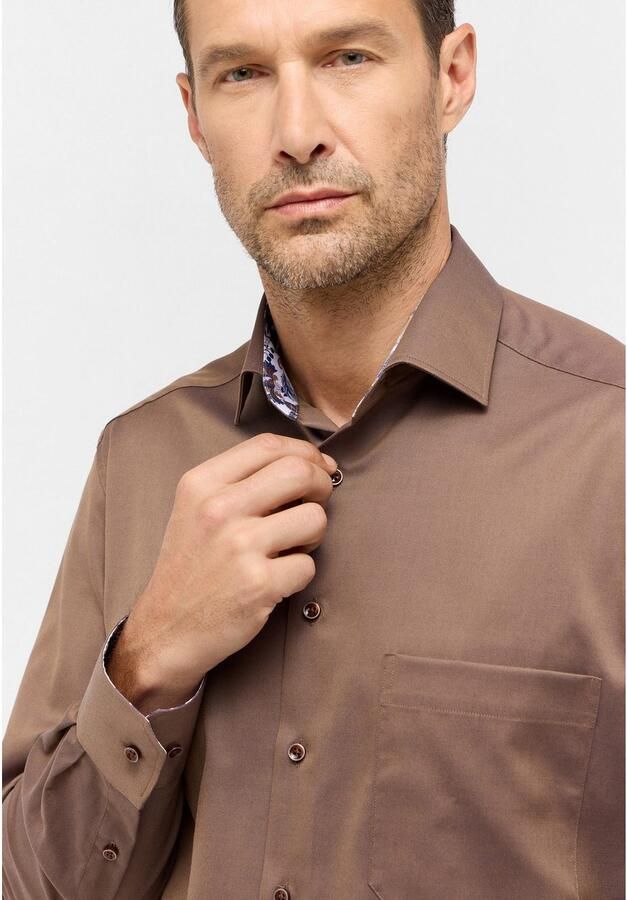 Eterna Overhemd met lange mouwen Comfort fit NON IRON (strijkvrij) - Foto 3