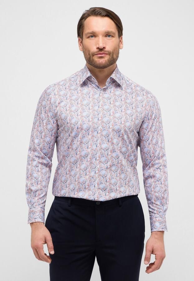 Eterna Overhemd met lange mouwen Comfort fit NON IRON (strijkvrij) - Foto 5