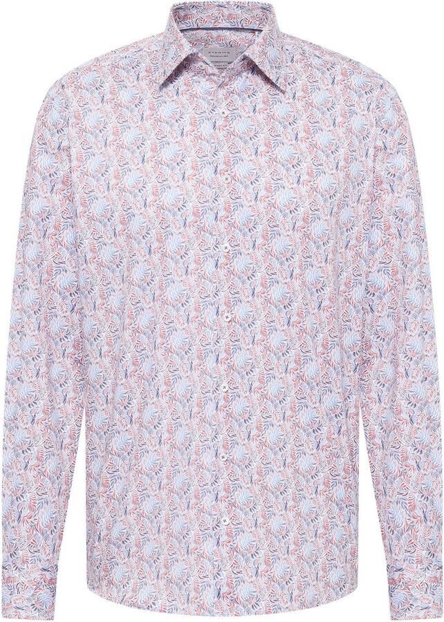 Eterna Overhemd met lange mouwen Comfort fit NON IRON (strijkvrij)