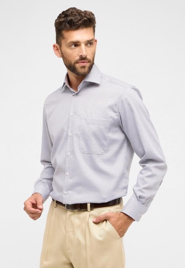 Eterna Overhemd met lange mouwen Comfort fit NON IRON (strijkvrij) - Foto 6
