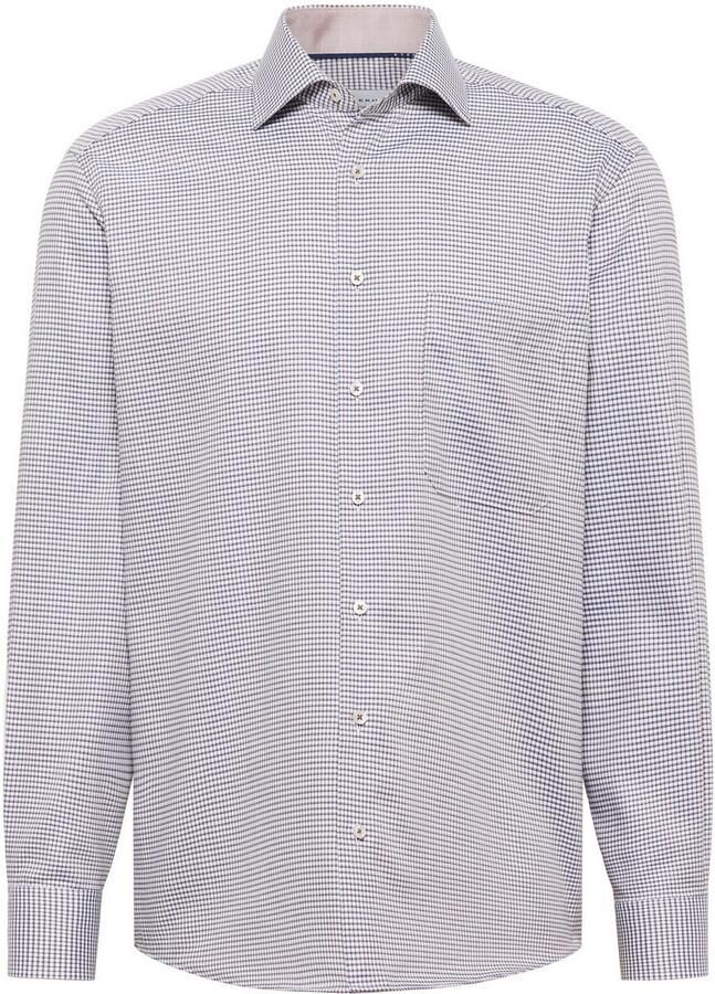 Eterna Overhemd met lange mouwen Comfort fit NON IRON (strijkvrij)