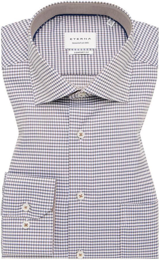 Eterna Overhemd met lange mouwen Comfort fit NON IRON (strijkvrij) - Foto 5