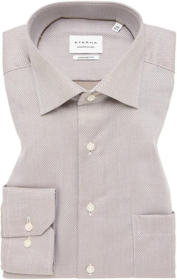 Eterna Overhemd met lange mouwen Comfort fit NON IRON (strijkvrij) - Foto 5