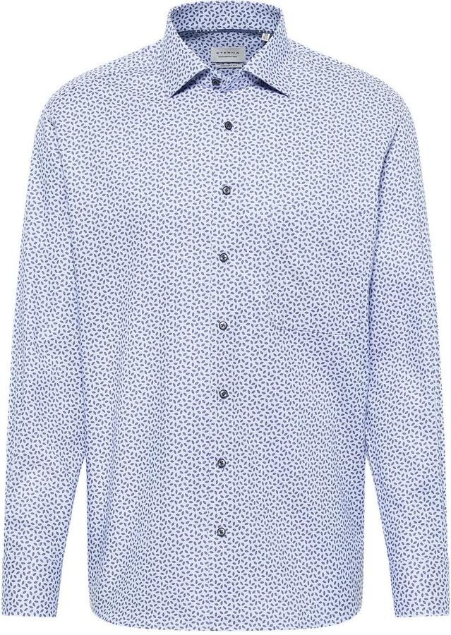 Eterna Overhemd met lange mouwen Comfort fit NON IRON (strijkvrij)
