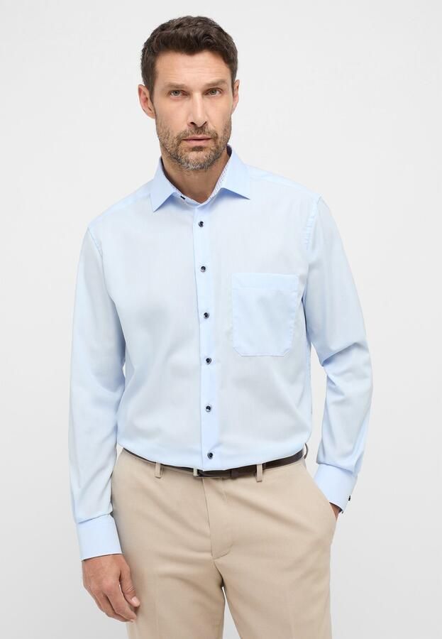 Eterna Overhemd met lange mouwen Comfort fit NON IRON (strijkvrij) - Foto 6