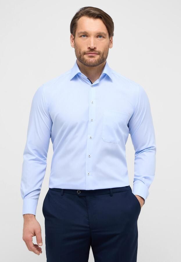 Eterna Overhemd met lange mouwen Comfort fit NON IRON (strijkvrij) - Foto 6