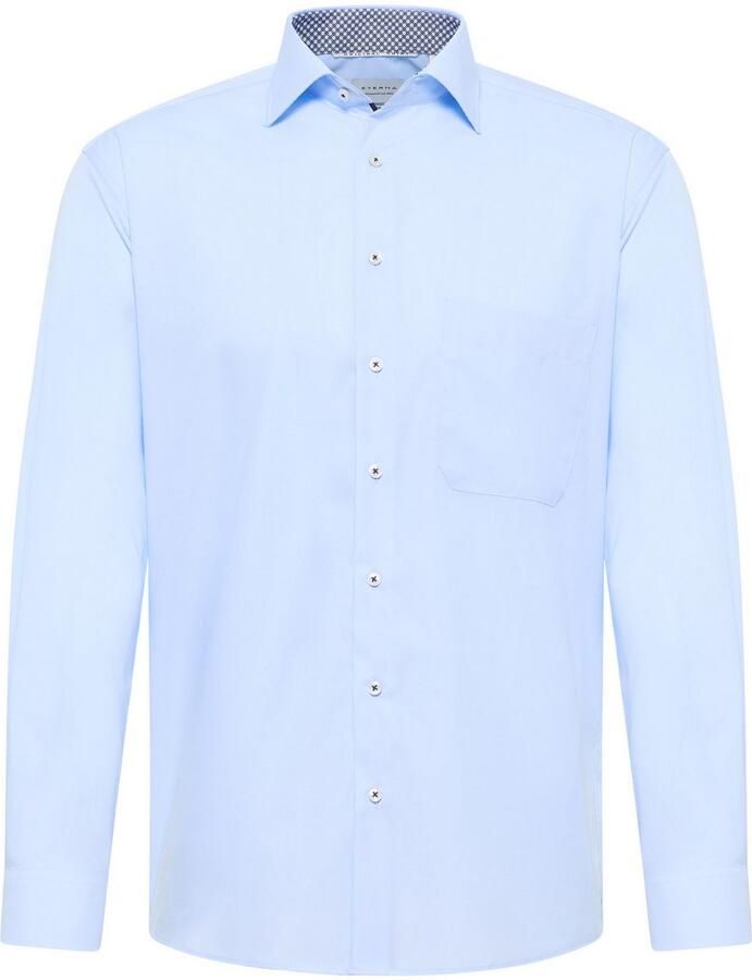 Eterna Overhemd met lange mouwen Comfort fit NON IRON (strijkvrij)