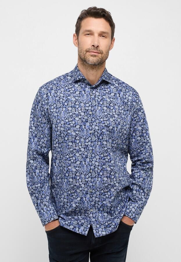 Eterna Overhemd met lange mouwen Comfort fit NON IRON (strijkvrij) - Foto 6