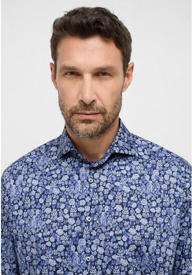 Eterna Overhemd met lange mouwen Comfort fit NON IRON (strijkvrij) - Foto 3