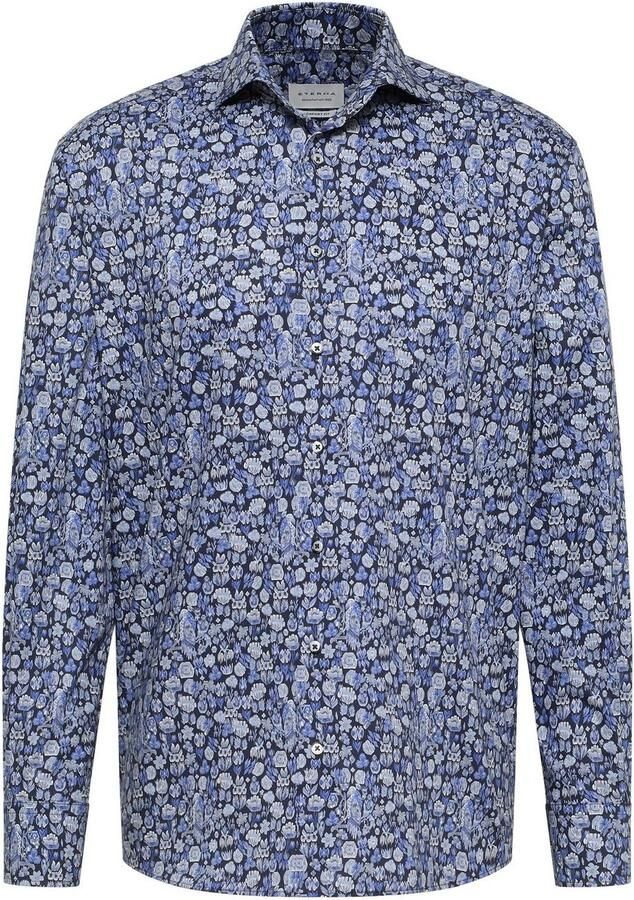 Eterna Overhemd met lange mouwen Comfort fit NON IRON (strijkvrij)