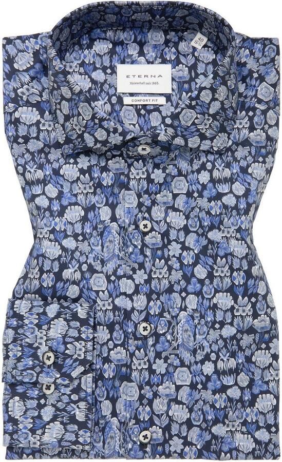 Eterna Overhemd met lange mouwen Comfort fit NON IRON (strijkvrij) - Foto 5