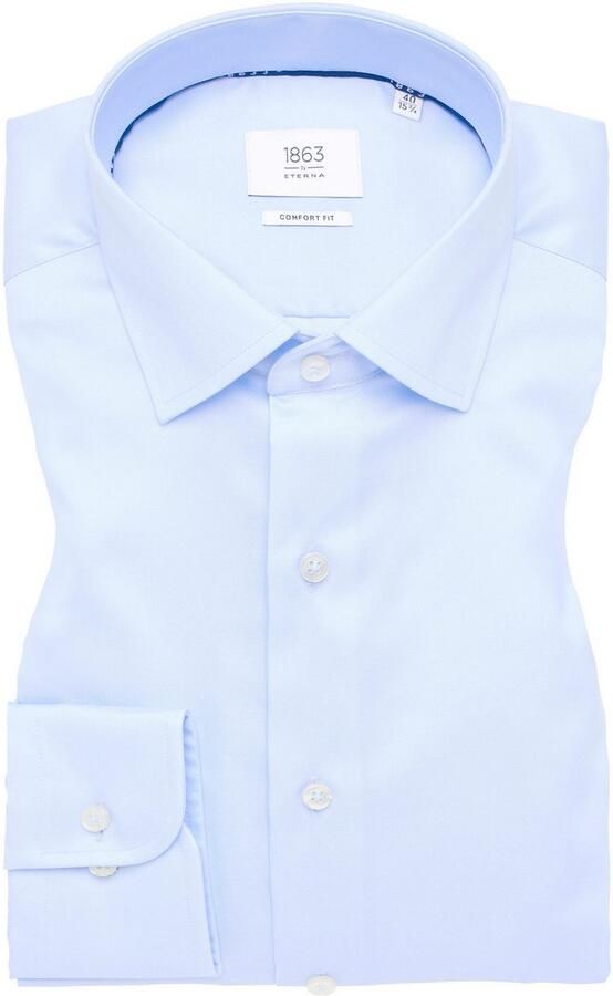 Eterna Overhemd met lange mouwen Comfort fit NON IRON (strijkvrij) - Foto 5