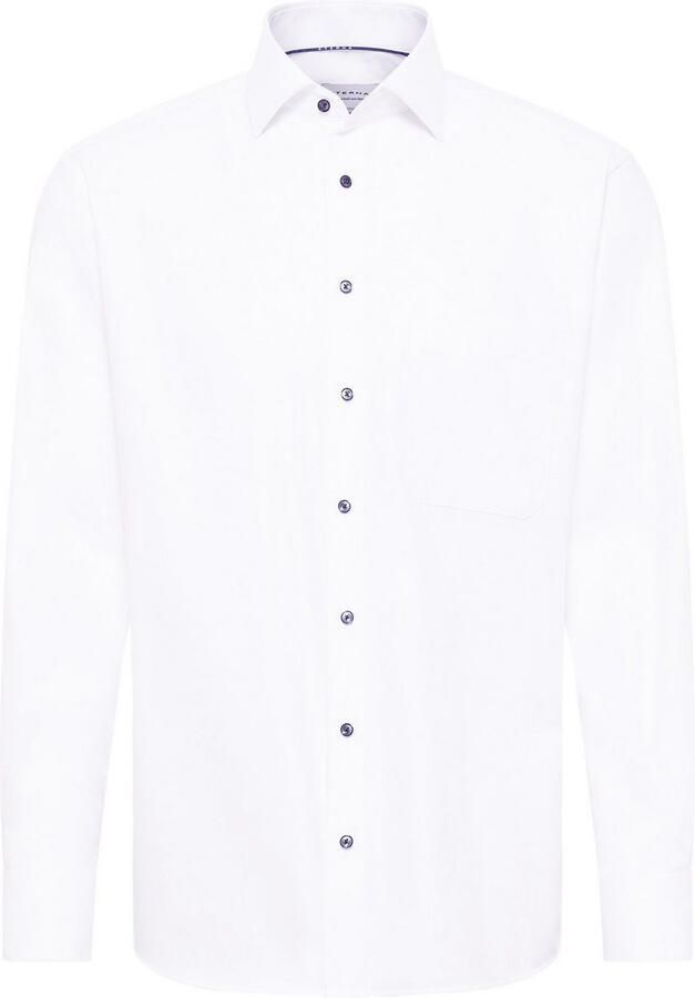 Eterna Overhemd met lange mouwen Comfort fit NON IRON (strijkvrij)