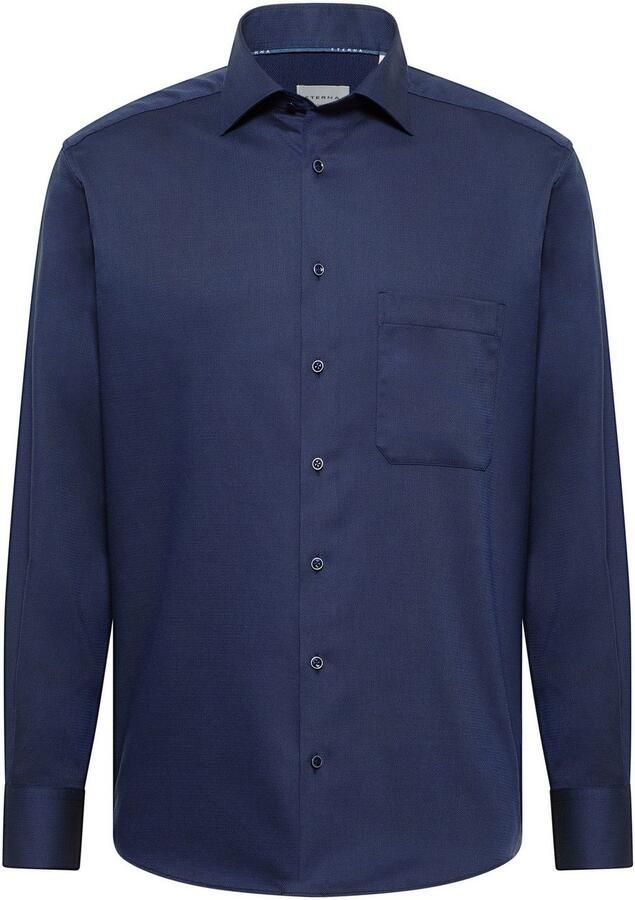 Eterna Overhemd met lange mouwen Comfort fit NON IRON (strijkvrij)