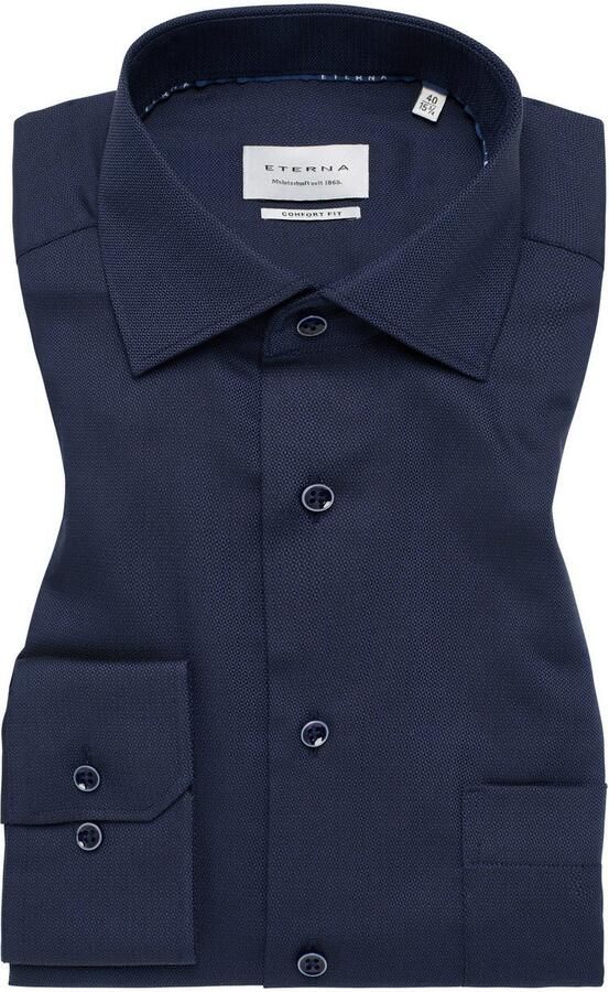 Eterna Overhemd met lange mouwen Comfort fit NON IRON (strijkvrij) - Foto 5