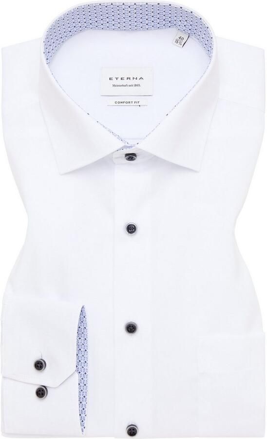 Eterna Overhemd met lange mouwen Comfort fit NON IRON (strijkvrij) - Foto 5