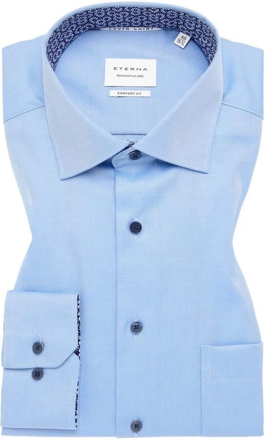 Eterna Overhemd met lange mouwen Comfort fit NON IRON (strijkvrij) - Foto 5