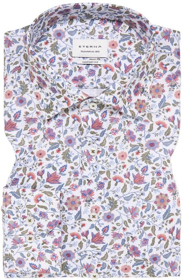 Eterna Overhemd met lange mouwen Comfort fit NON IRON (strijkvrij) - Foto 5