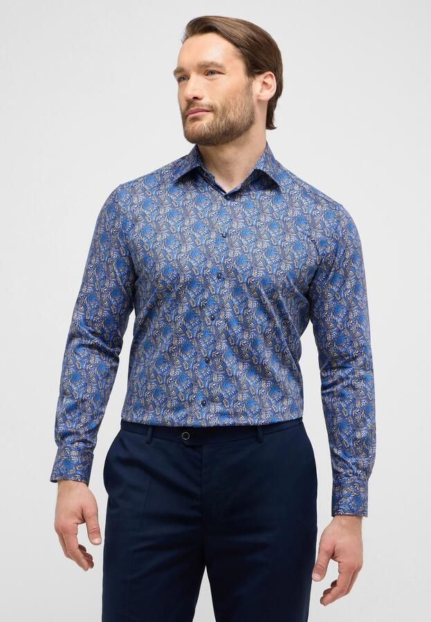 Eterna Overhemd met lange mouwen Comfort fit NON IRON (strijkvrij) - Foto 6