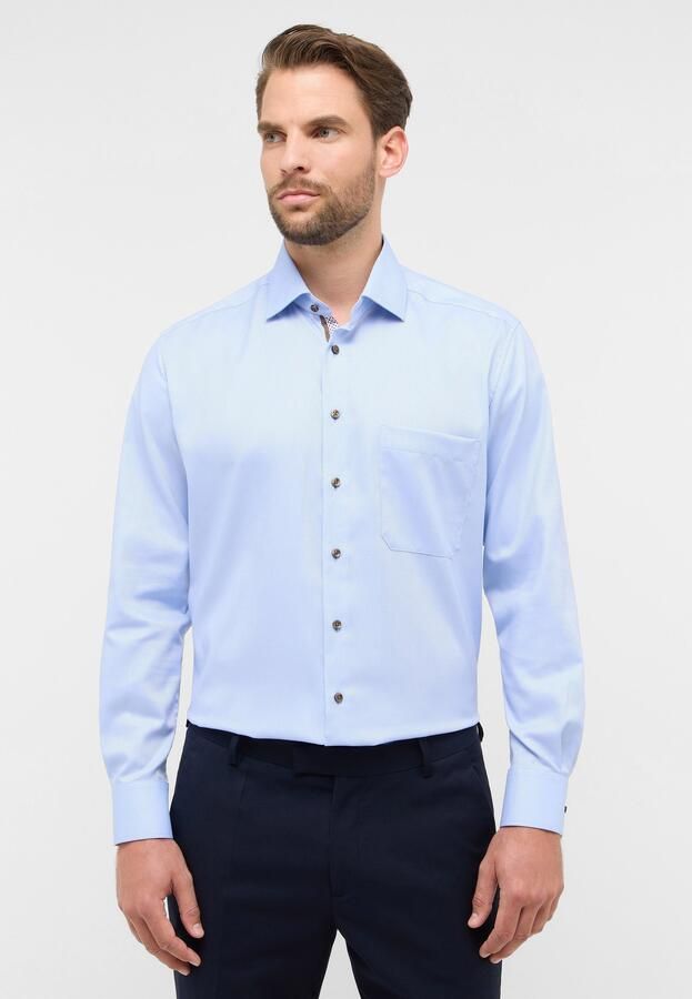 Eterna Overhemd met lange mouwen Comfort fit NON IRON (strijkvrij) - Foto 6