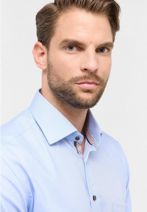 Eterna Overhemd met lange mouwen Comfort fit NON IRON (strijkvrij) - Foto 3