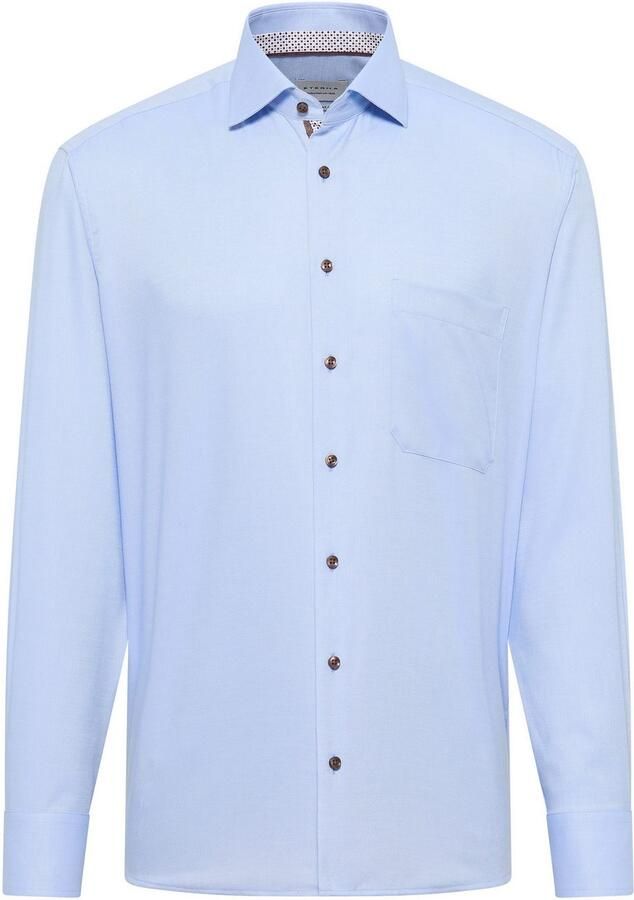 Eterna Overhemd met lange mouwen Comfort fit NON IRON (strijkvrij)