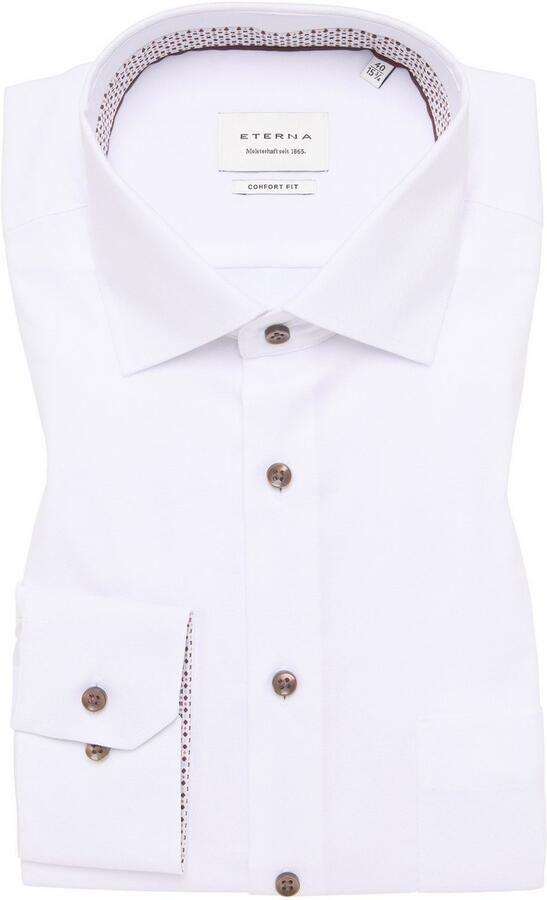 Eterna Overhemd met lange mouwen Comfort fit NON IRON (strijkvrij) - Foto 5