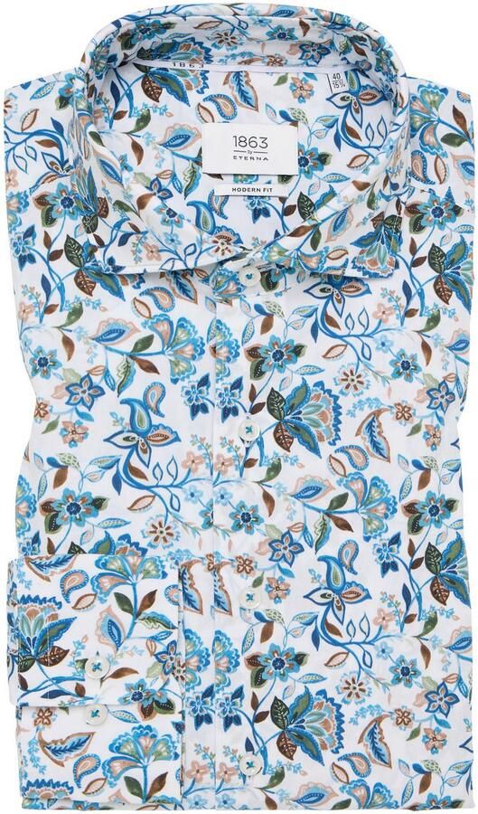 Eterna Overhemd met lange mouwen MODERN FIT EASY IRON (gemakkelijk te strijken) - Foto 5