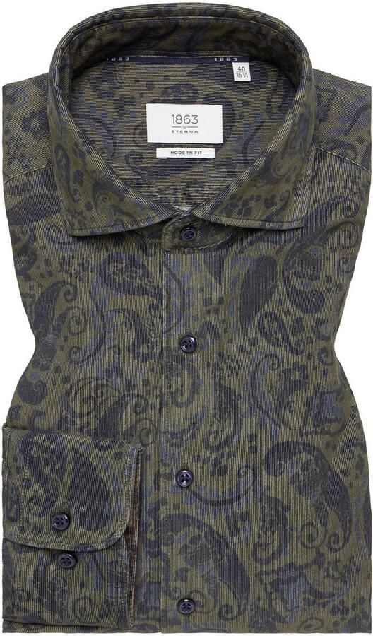 Eterna Overhemd met lange mouwen MODERN FIT EASY IRON (gemakkelijk te strijken) - Foto 5