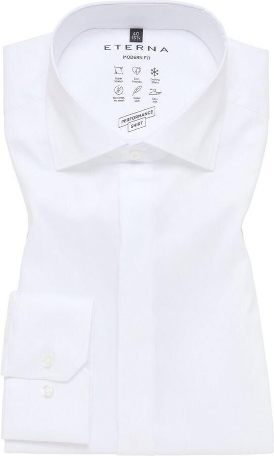 Eterna Overhemd met lange mouwen MODERN FIT EASY IRON (gemakkelijk te strijken) - Foto 8