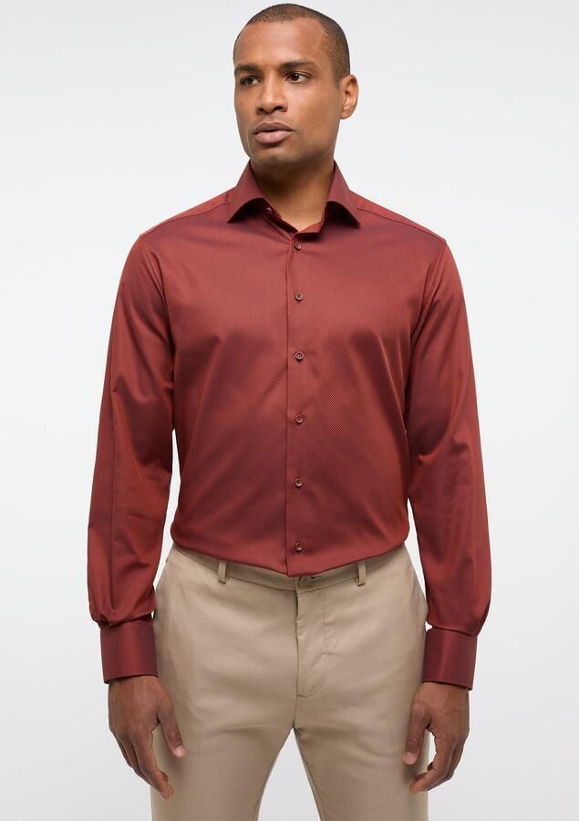 Eterna Regular fit zakelijk overhemd van katoen - Foto 6