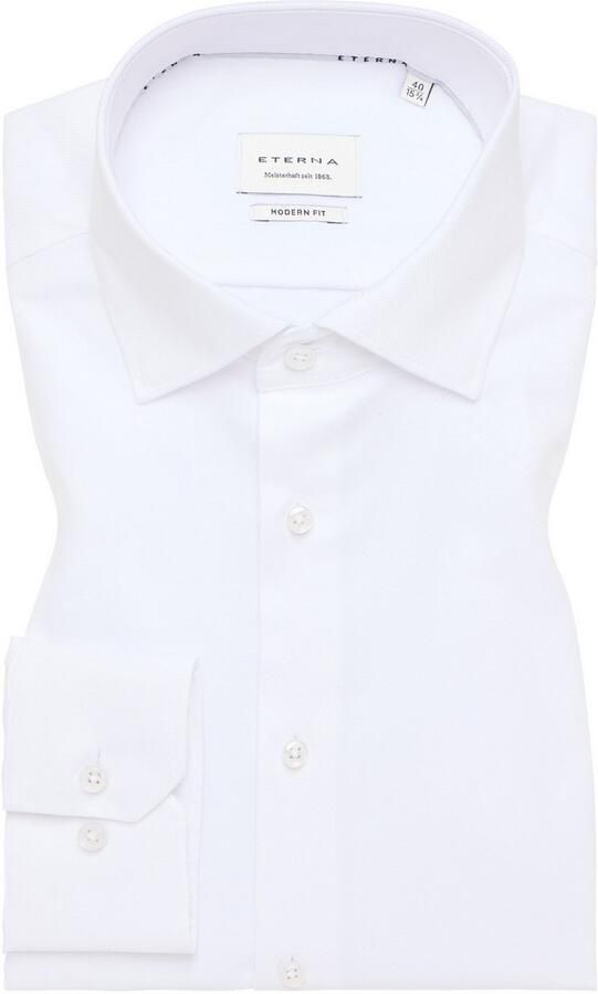 Eterna Overhemd met lange mouwen MODERN FIT NON IRON (strijkvrij) - Foto 5
