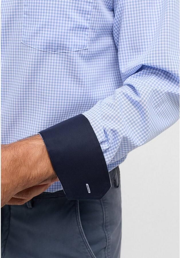 Eterna Overhemd met lange mouwen MODERN FIT NON IRON (strijkvrij) - Foto 3