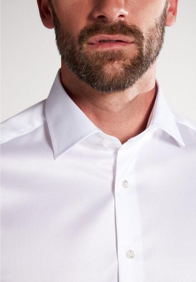 Eterna Modern fit zakelijk overhemd met kentkraag en sportmanchetten - Foto 2