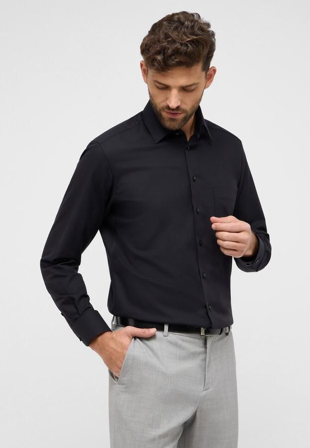 Eterna Overhemd met lange mouwen MODERN FIT NON IRON (strijkvrij) - Foto 6