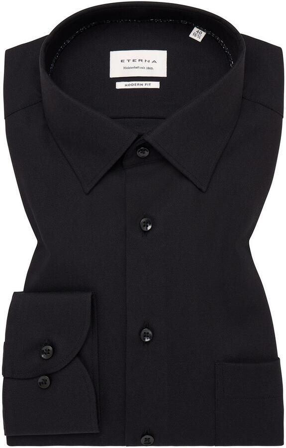 Eterna Overhemd met lange mouwen MODERN FIT NON IRON (strijkvrij) - Foto 5