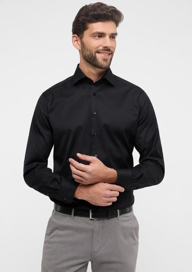 Eterna Overhemd met lange mouwen MODERN FIT NON IRON (strijkvrij) - Foto 2