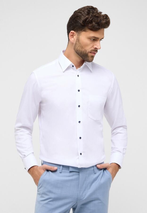 Eterna Overhemd met lange mouwen MODERN FIT NON IRON (strijkvrij) - Foto 6
