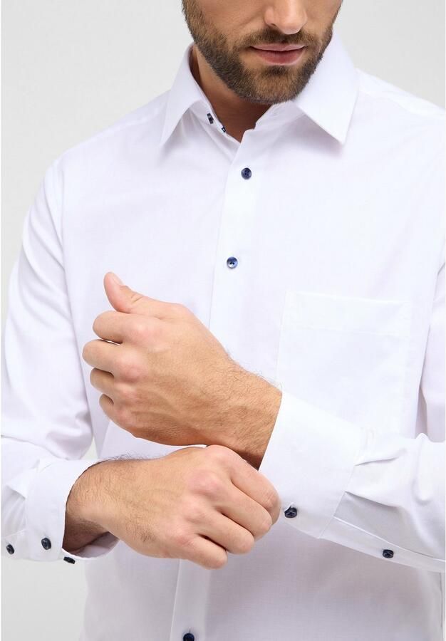 Eterna Overhemd met lange mouwen MODERN FIT NON IRON (strijkvrij) - Foto 2